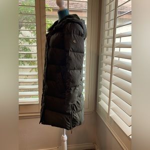 Ralph Lauren dark green down long jacket